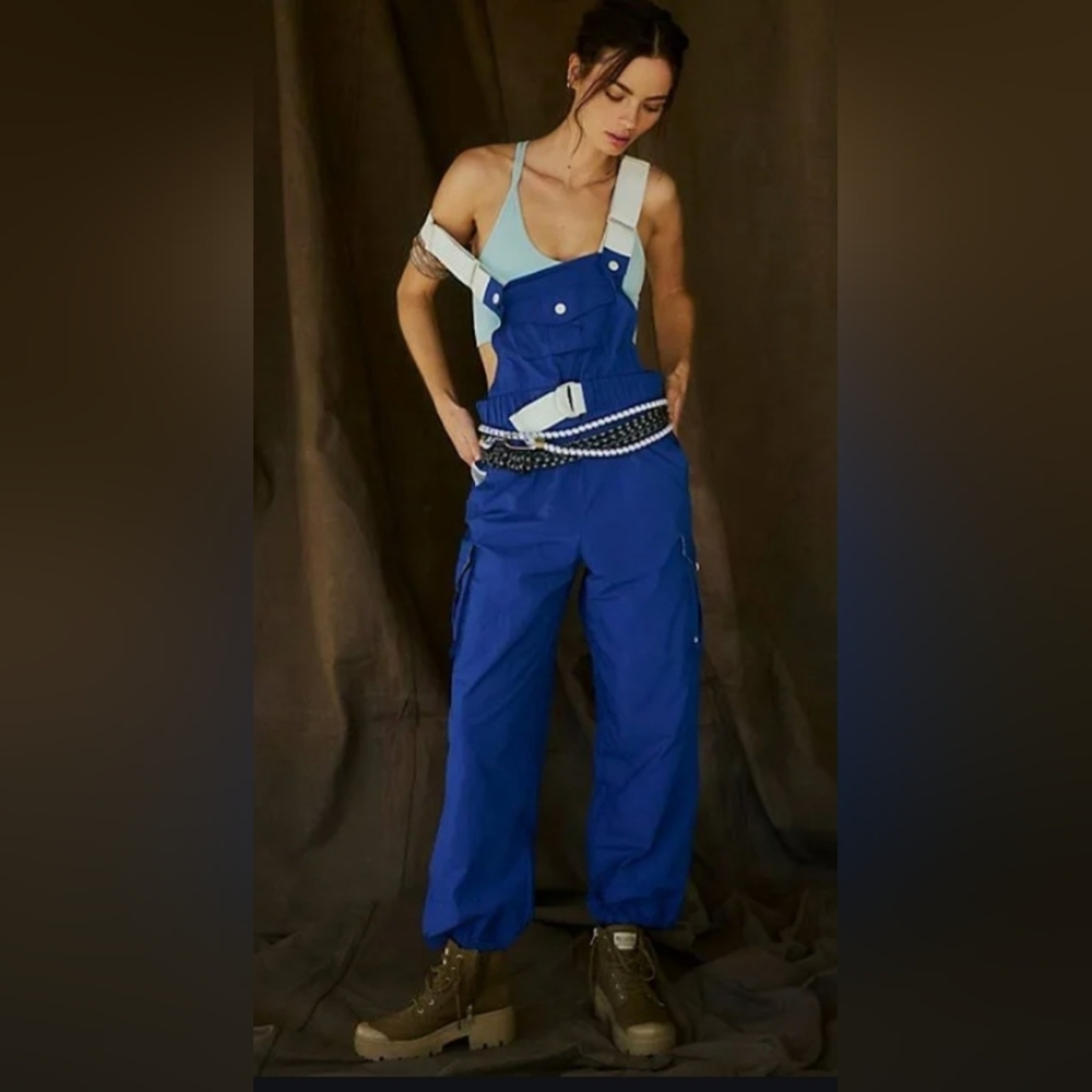 Free people fp movement Morning Meadow blue Onesie jumpsuit size XS brand new